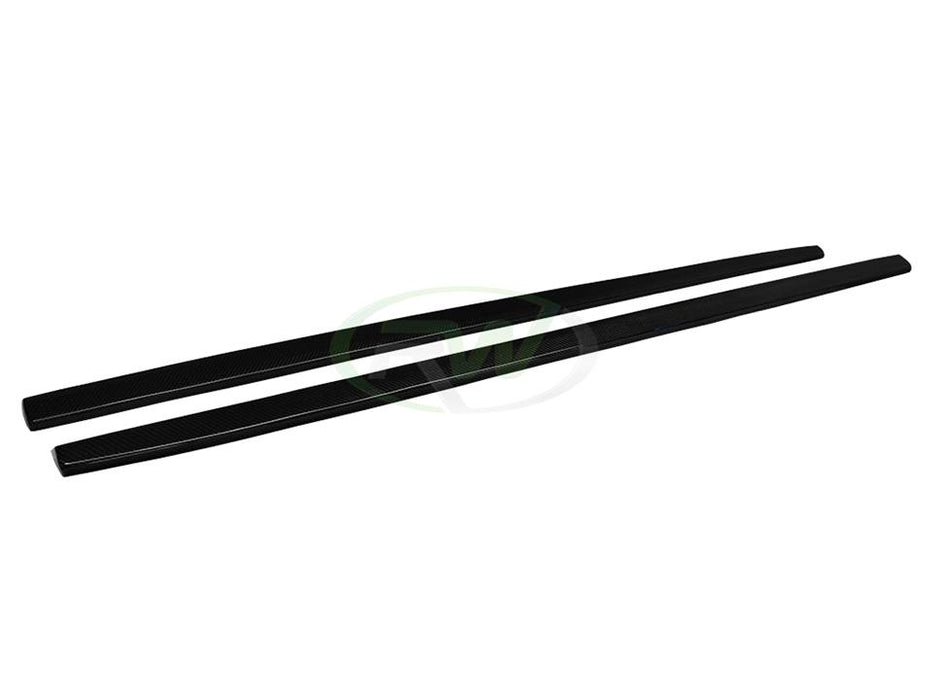 Mercedes W218 CLS Carbon Fiber Side Skirt Extensions