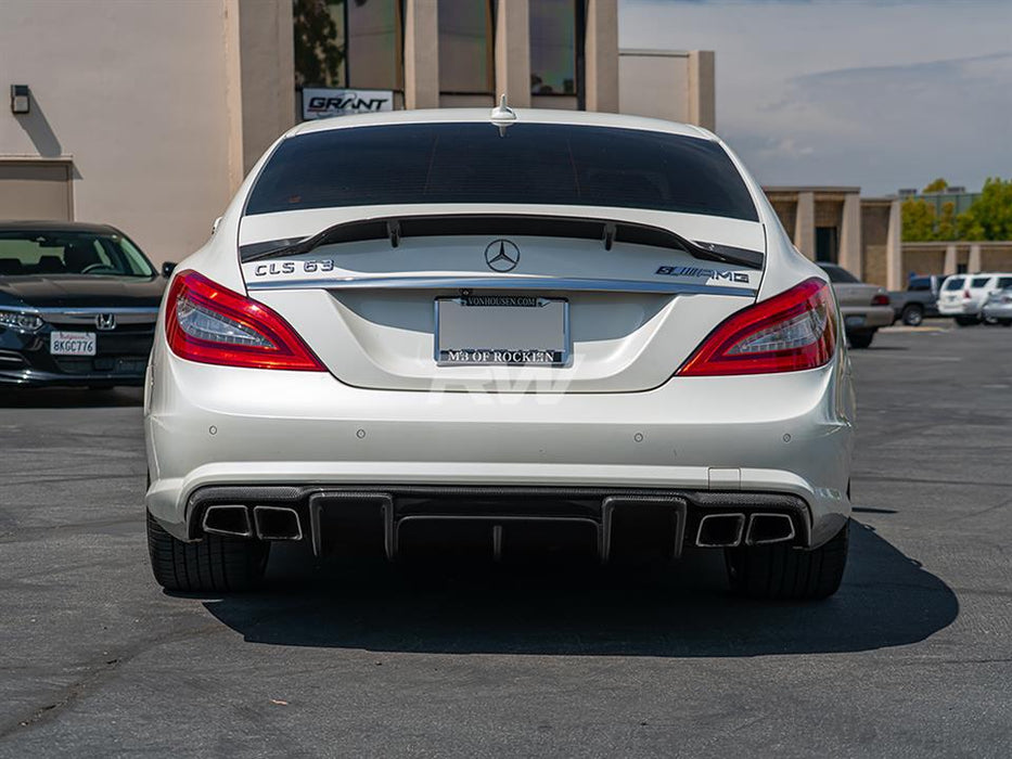 Mercedes W218 Carbon Fiber Renn Style Trunk Spoiler