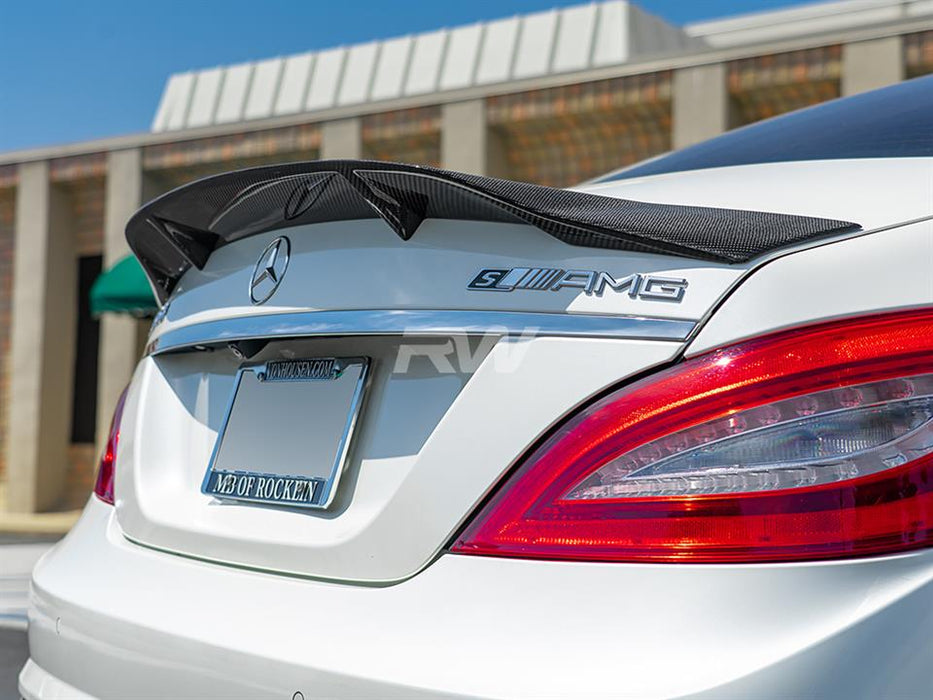 Mercedes W218 Carbon Fiber Renn Style Trunk Spoiler