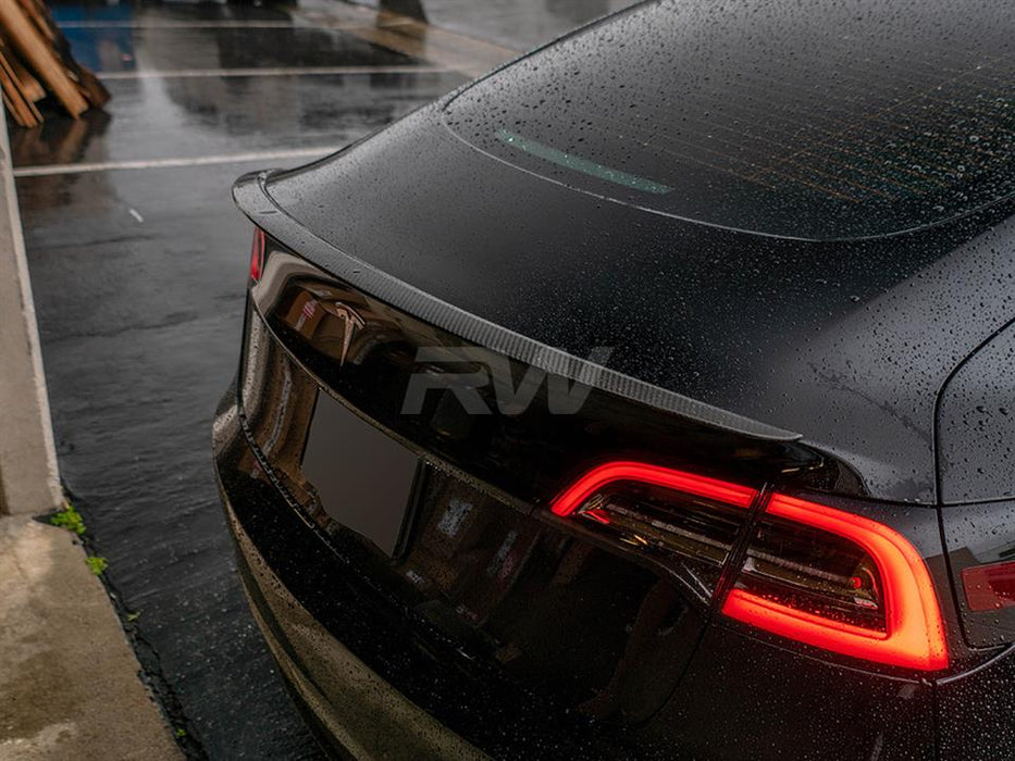 Tesla Model 3 Carbon Fiber Trunk Spoiler