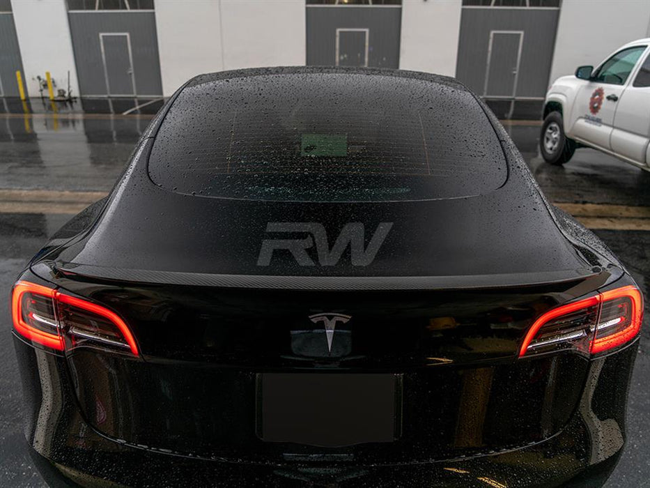 Tesla Model 3 Carbon Fiber Trunk Spoiler