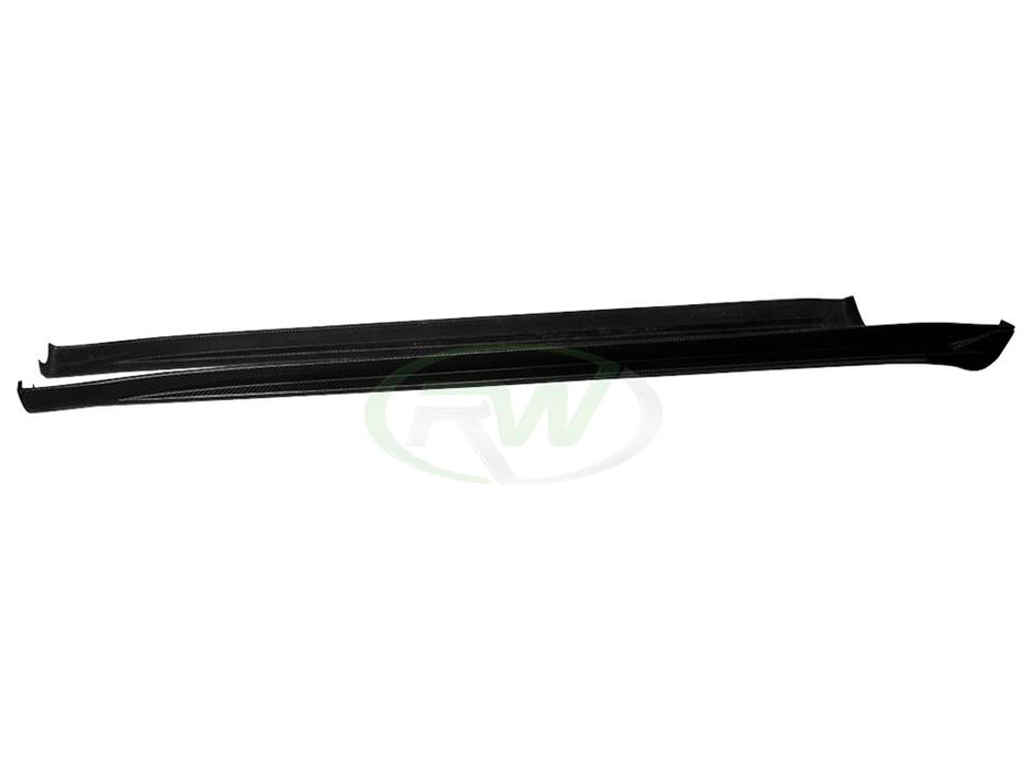 Tesla Model Y DTM Full Carbon Fiber Side Skirt Extensions