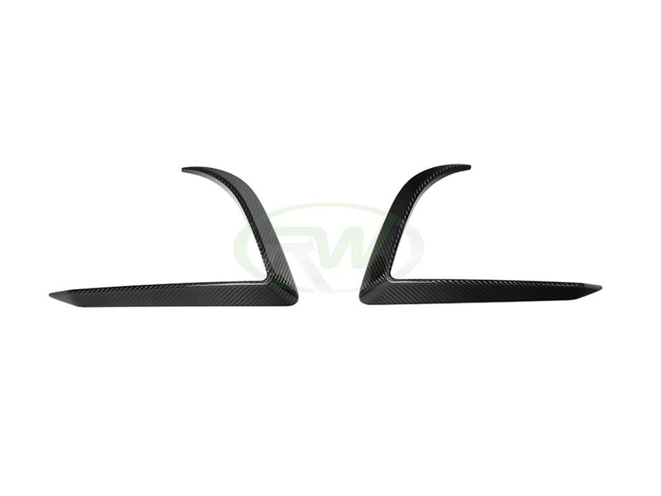 Tesla Model 3 Carbon Fiber Front Bumper Canards