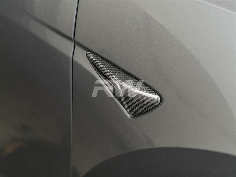 Tesla Model 3 / Y Full Carbon Fiber V2 Fender Trims