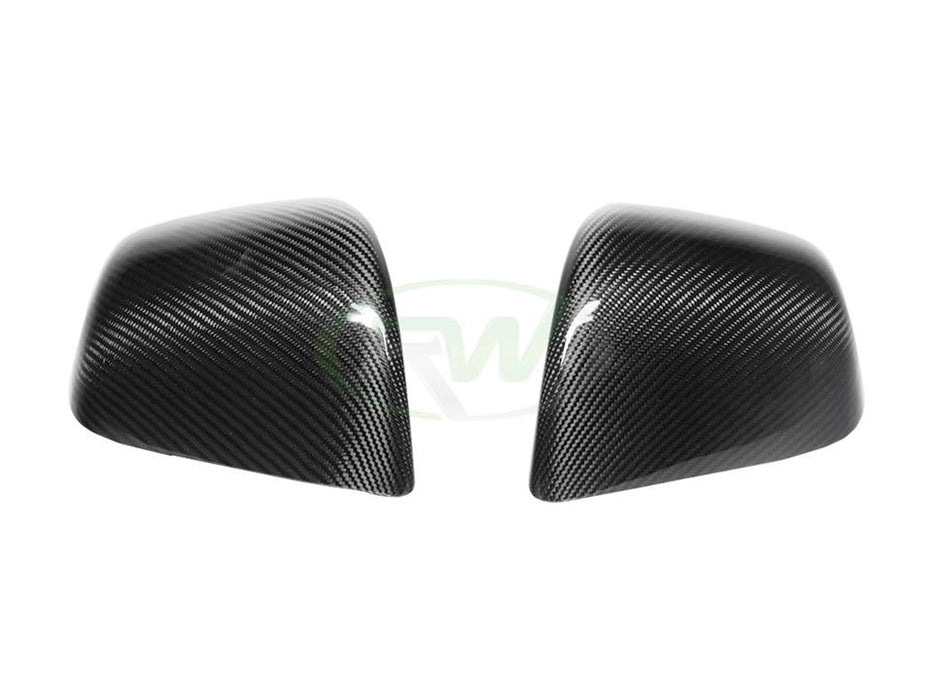 Tesla Model Y Carbon Fiber Mirror Covers