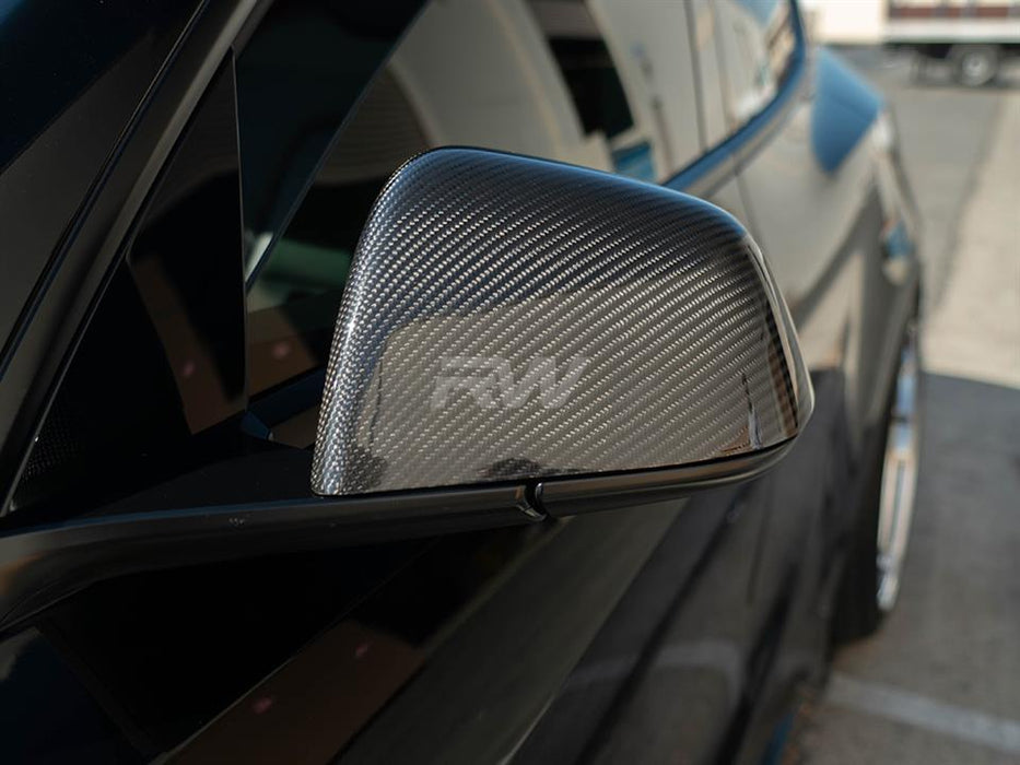 Tesla Model Y Carbon Fiber Mirror Covers