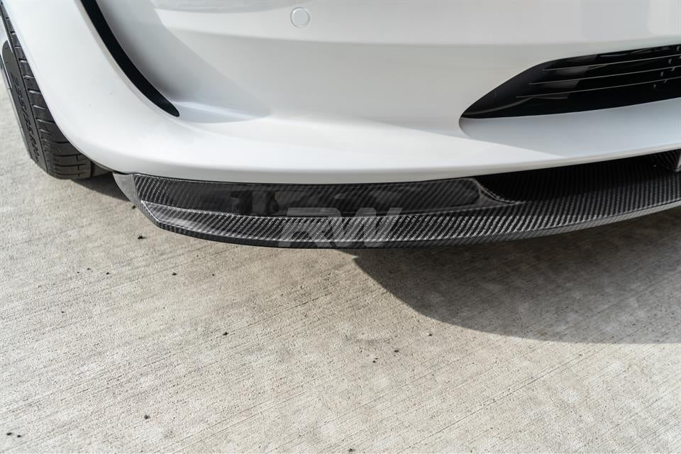 Tesla Model 3 RWS Carbon Fiber Front Lip Spoiler