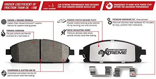 Z26 STREET PERFORMANCE CARBON-FIBER CERAMIC BRAKE PADS