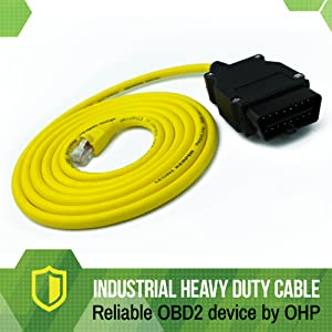 ENET OBD Cable for BMW F-Series ICOM E-SYS ISTA Bootmod3 Bimmercode Coding  OBD2