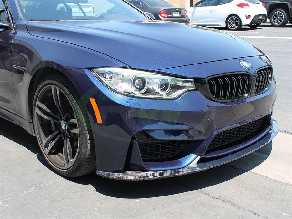 BMW F8X M3 & M4 3D Style Carbon Fiber Front Lip