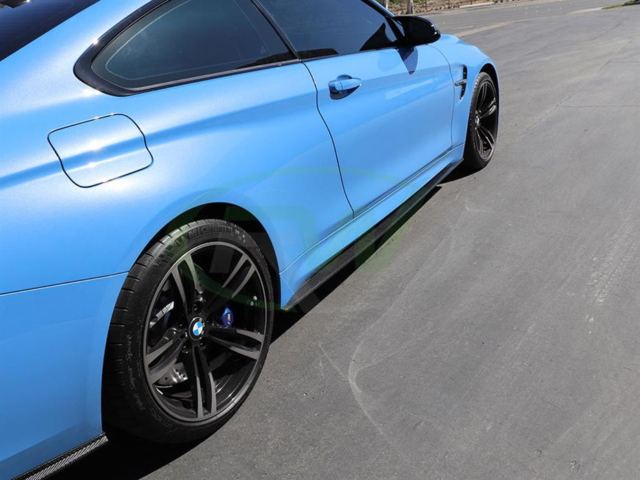 BMW F82/F83 M4 CF Side Skirt Extensions