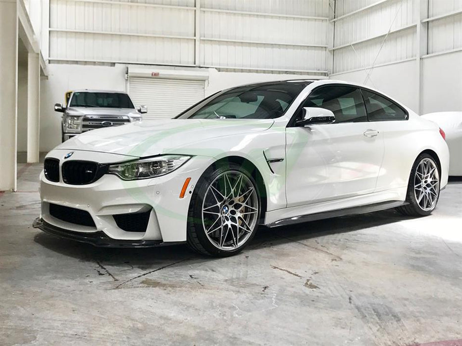 BMW F80 M3 GTX Carbon Fiber Side Skirt Extensions