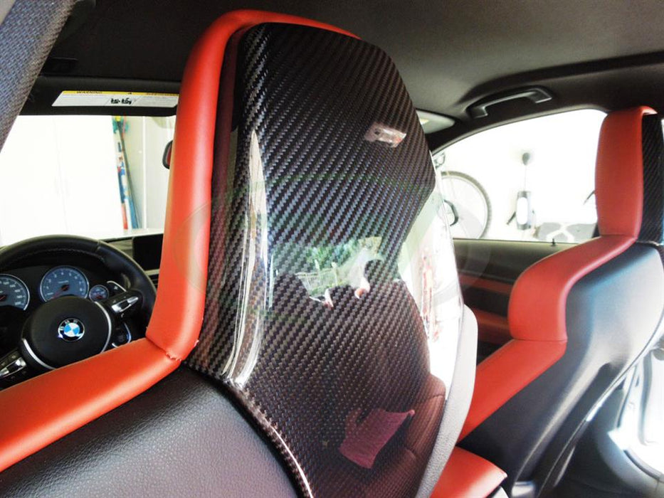 BMW F80 M3/F82 M4 Carbon Fiber Seat Backs