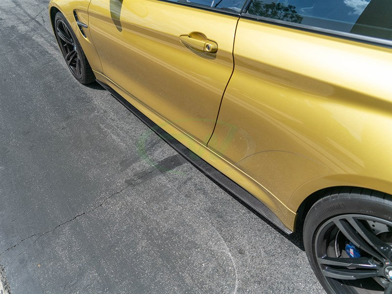 BMW F82/F83 M4 CF Side Skirt Extensions