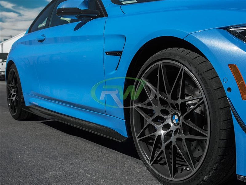 BMW F82/F83 M4 GTX Carbon Fiber Side Skirt Extensions