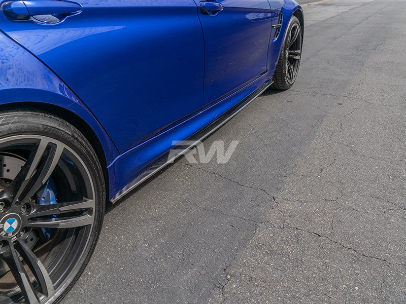 BMW F80 M3 Carbon Fiber Side Skirt Extensions