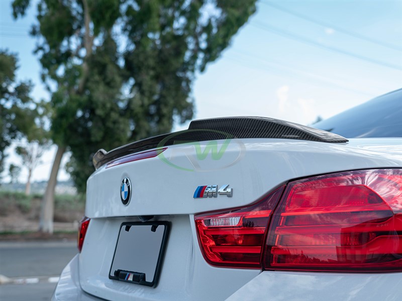 BMW F33 F83 CS Style Carbon Fiber Trunk Spoiler