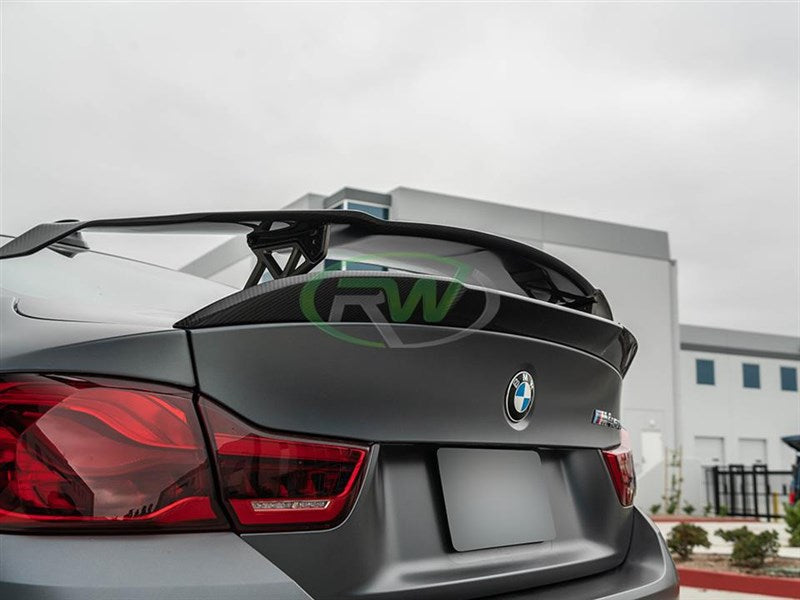 BMW F82 M4 RWS Carbon Fiber Trunk Spoiler