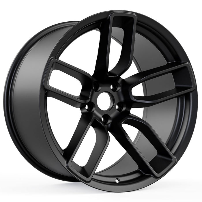 Hellcat Redeye Style Widebody Matte Black Wheel (20"x11", -2.5 Offset, 5x115 Bolt Pattern, 71.6 mm Hub) vzn100791