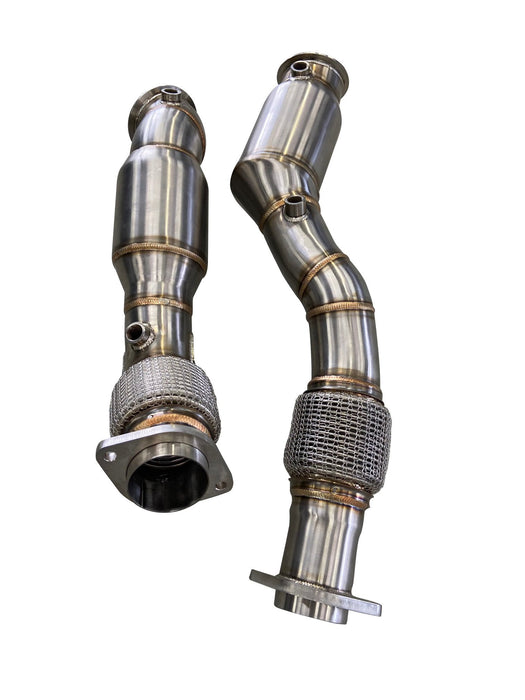 Active Autowerke BMW S58 F97/F98 X3M/X4M Downpipes w/ GESi Cat