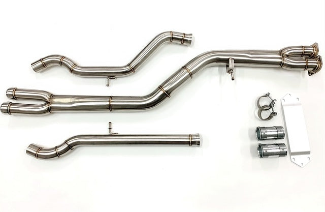 MAD BMW F8X M3/M4 Single Midpipe (Brace Included)