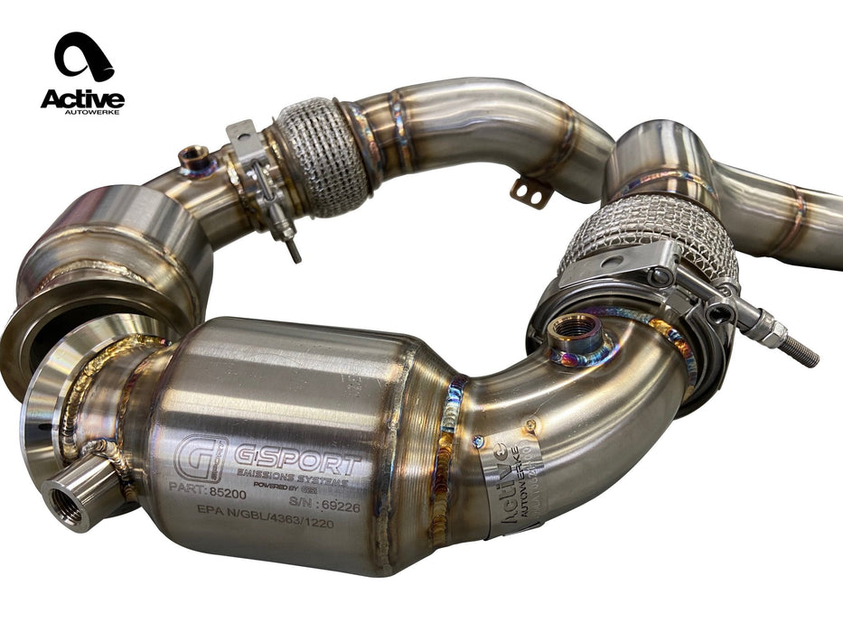 Active Autowerke F90 M5/M8 X5M/X6M Catted Downpipes