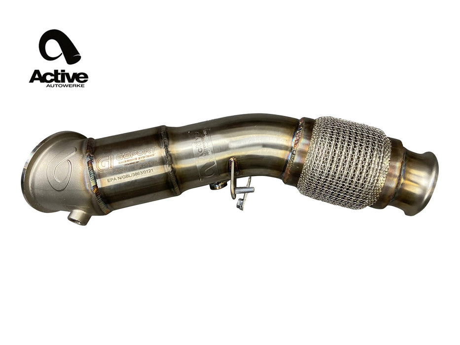 Active Autowerke BMW B46 F3X Catted Downpipe (230i, 330i, 430i) - 11-065