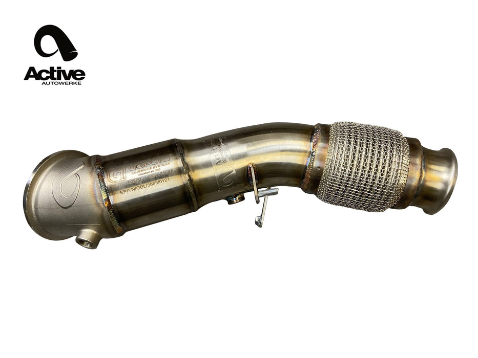 Active Autowerke BMW B46 G2X Catted Downpipe (230i, 330i, 430i) - 11-065