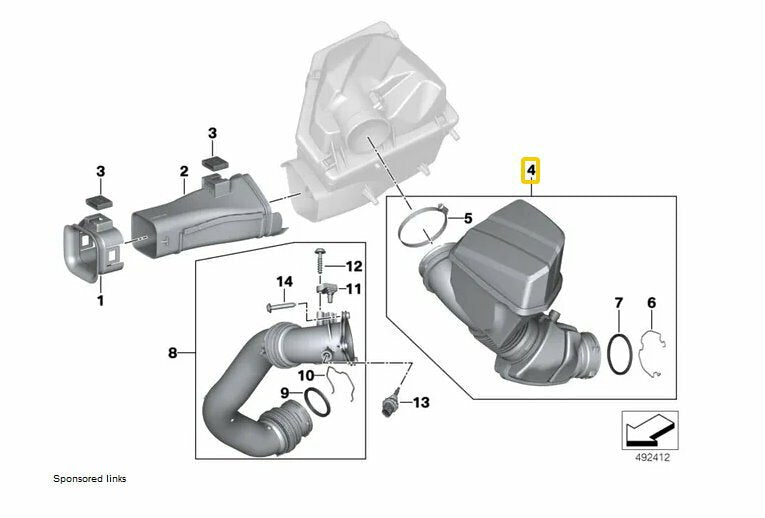 FTP 2021- FTP A91 G-B48 Intake Pipe ( inlet pipe )