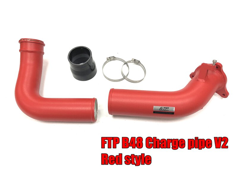 FTP BMW B48 B46 2.0T Charge Pipe V2 Red Style