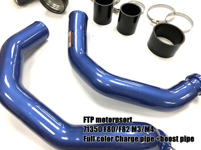 FTP BMW S55 Charge Pipe + Boost Pipe Combo V2 for F80 M3/F82 M4