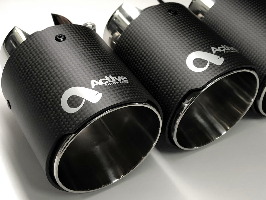 Active Autowerke F8X BMW M3 & M4 Rear Exhaust Tips For Active Exhaust