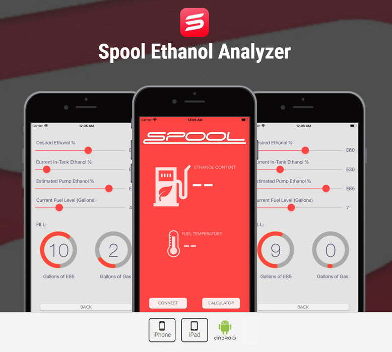 SPOOL PERFORMANCE Wireless Ethanol Analyzer Kit [ B58 ]