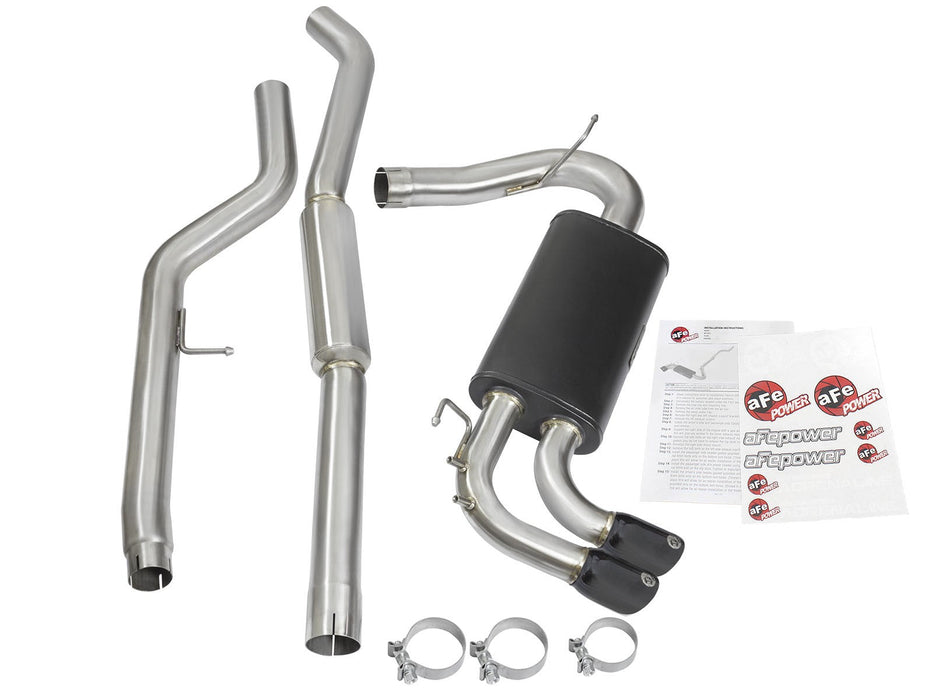 aFe Power Mach Force-Xp 3 IN to 2-1/4 IN 304 Stainless Steel Cat-Back Exhaust System - 49-36329