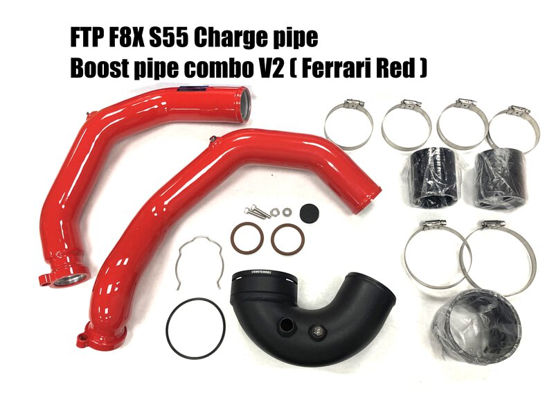 FTP BMW S55 Charge Pipe + Boost Pipe Combo V2 for F80 M3/F82 M4