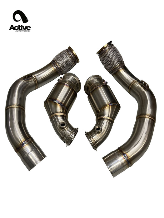 Active Autowerke F90 M5/M8 X5M/X6M Catted Downpipes