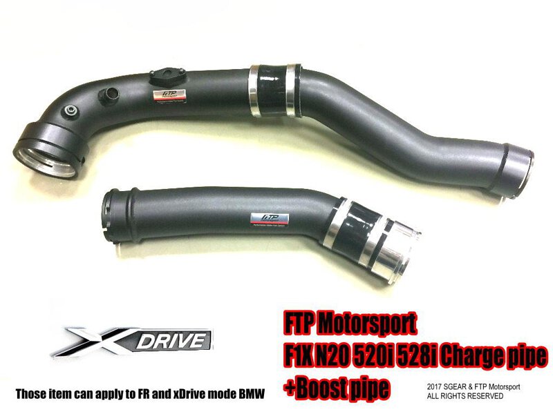 FTP F1X 520i/528i N20 5 Series Charge Pipe Combination Package