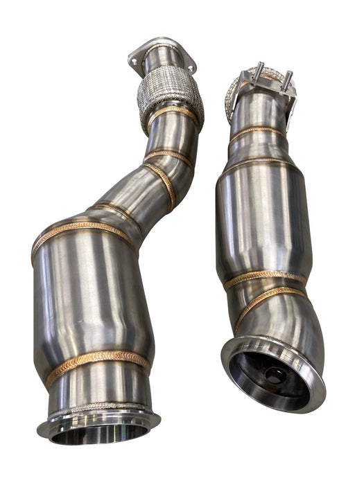 Active Autowerke BMW S58 F97/F98 X3M/X4M Downpipes w/ GESi Cat