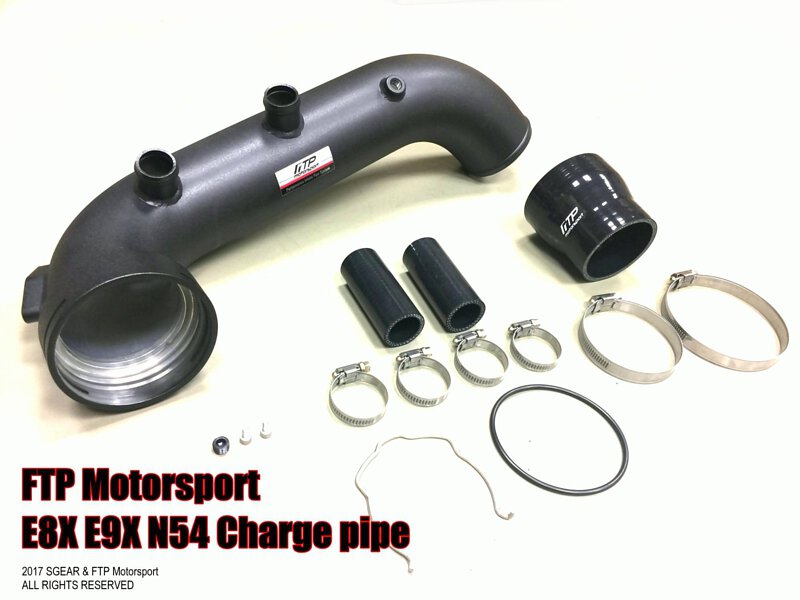 FTP BMW E8X E9X N54 Charge Pipe for 135i, 335i, 1M