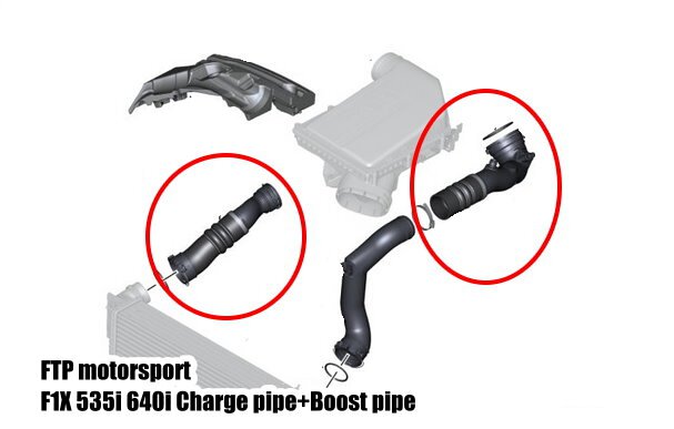 FTP BMW F1X N55 Charge Pipe Combination Package