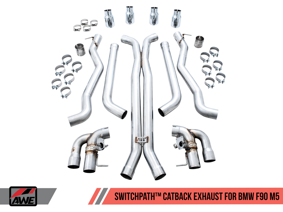 AWE EXHAUST SUITE FOR BMW F90 M5 GRP-EXH-BWF90M544T