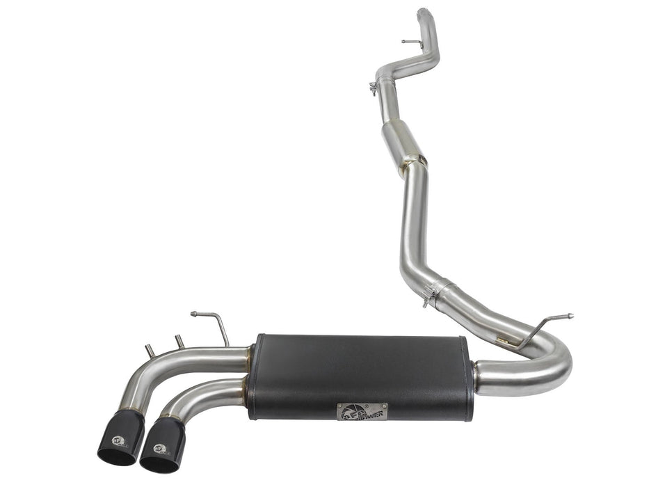 aFe Power Mach Force-Xp 3 IN to 2-1/4 IN 304 Stainless Steel Cat-Back Exhaust System - 49-36329