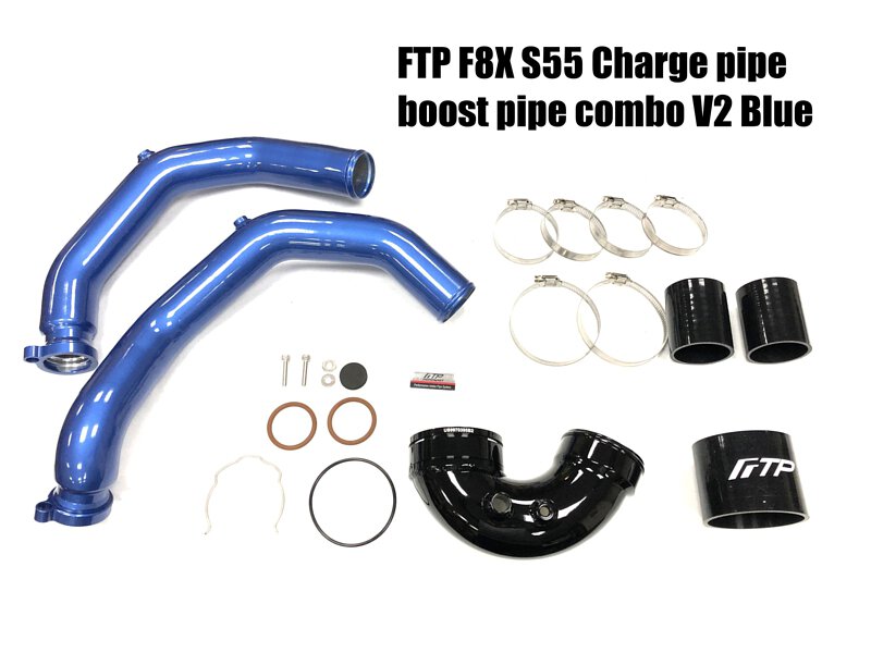 FTP BMW S55 Charge Pipe + Boost Pipe Combo V2 for F80 M3/F82 M4