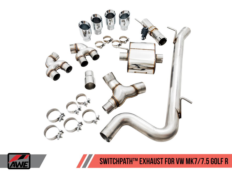 AWE PERFORMANCE EXHAUST SUITE FOR MK7 GOLF R GRP-EXH-VWMK7GR2T1