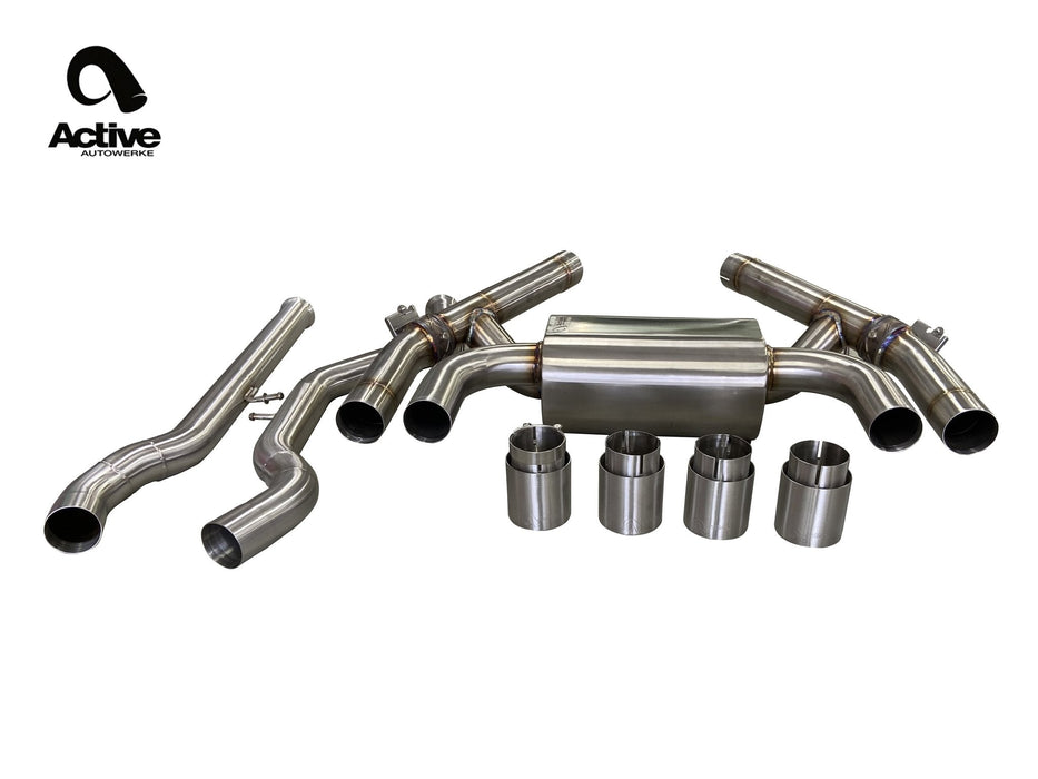 Active Autowerke G80 M3 And G82 M4 Valved Rear Axle-Back Exhaust