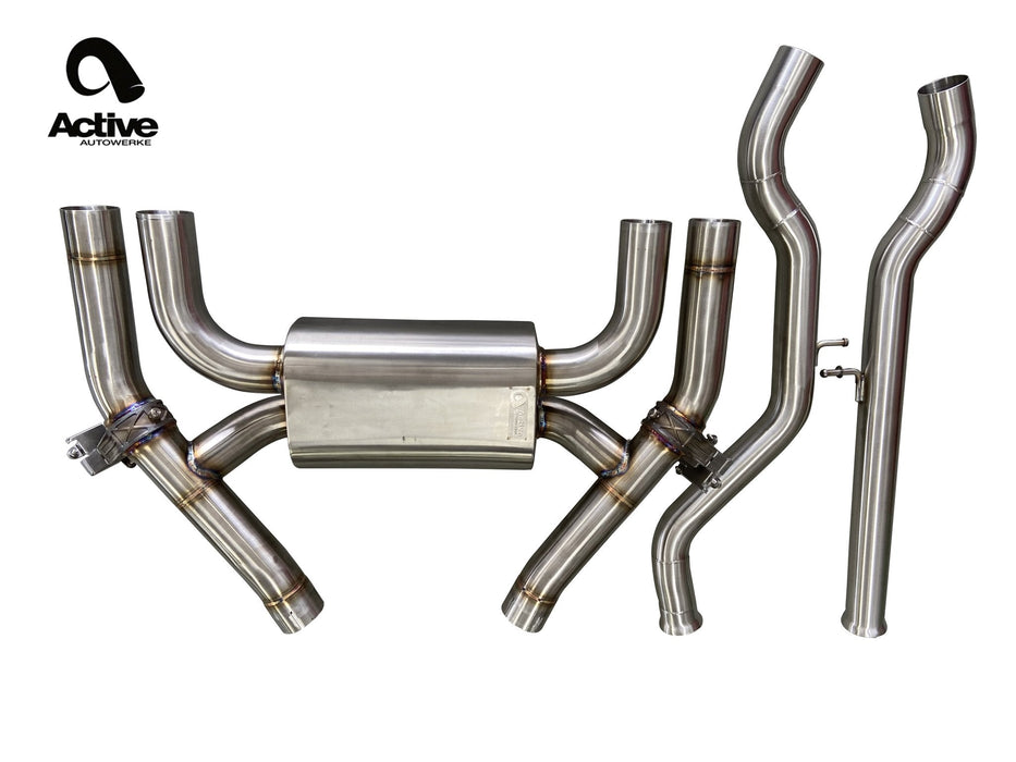 Active Autowerke G80 M3 And G82 M4 Valved Rear Axle-Back Exhaust