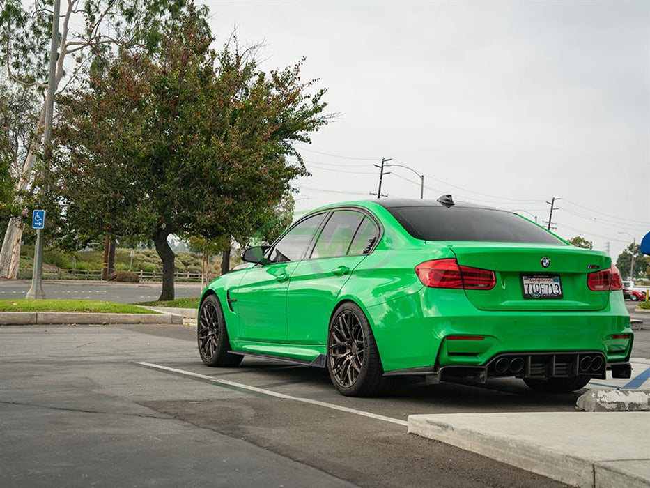 BMW F80 M3 RWS Type I CF Side Skirt Extensions