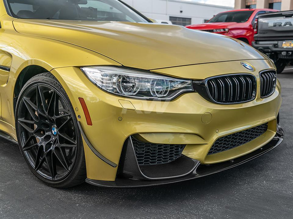 BMW F8X M3 & M4 3D Style Carbon Fiber Front Lip