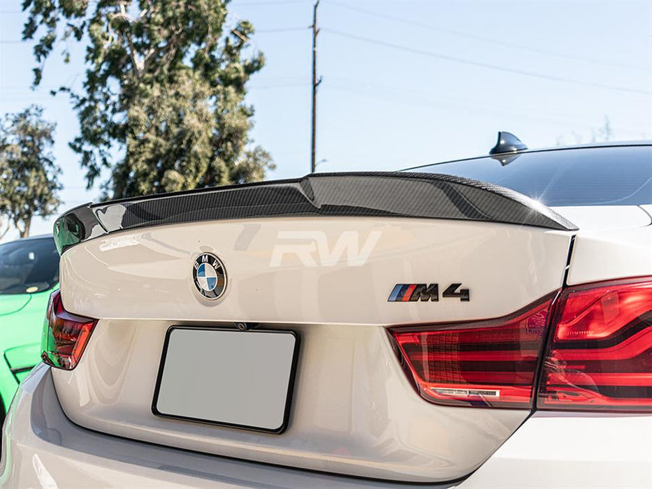 BMW F82 M4 RWS Carbon Fiber Trunk Spoiler