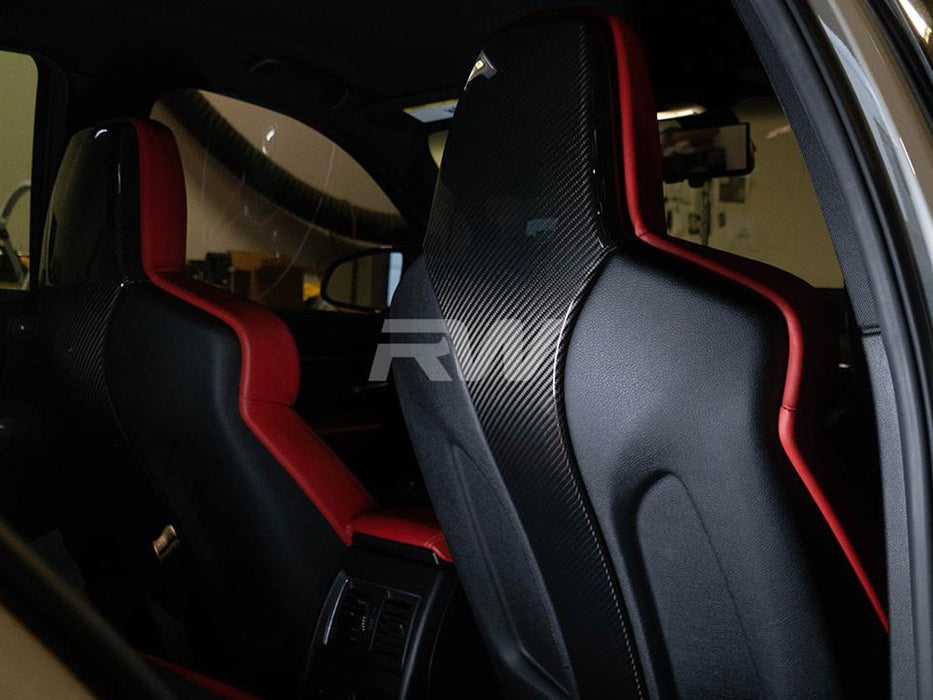 BMW F80 M3/F82 M4 Carbon Fiber Seat Backs